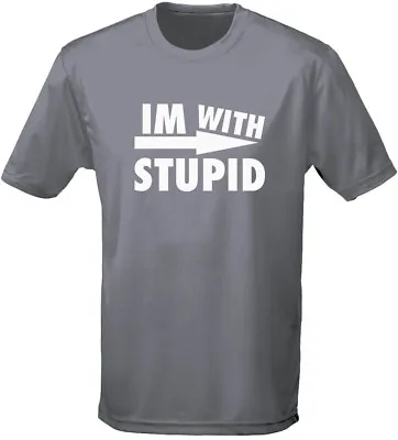 I'm With Stupid Mode Mens T-Shirt 10 Colours (S-3XL) By Swagwear • £10.24