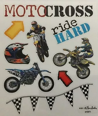 Motor Cross /motorcycle / Sports/ Scrapbook Stickers • $2.95