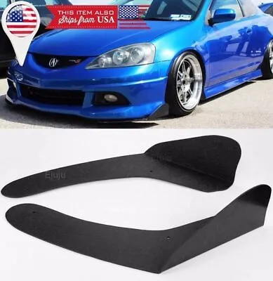 Black Front Bumper Lip Splitters Spoiler Winglet Blade Valances For Mazda Subaru • $47.99