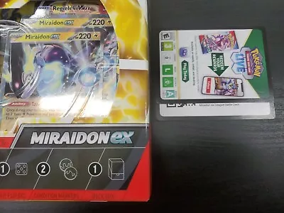 Miraidon EX League Battle Deck Code  TCG Code Card NEW FAST E-Delivery MESSAGE • $6.50