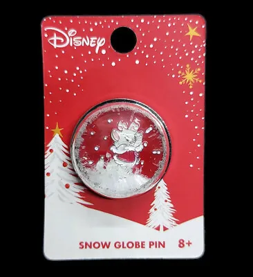 Loungefly Disney Collectible Aristocats Marie Cat Snow Globe Christmas Pin NEW • $17.99