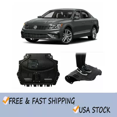 Front Engine Under Cover Car Splash Shield Fit For VW Passat 2011-2018 Black • $88.80