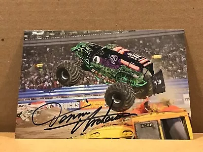 DENNIS ANDERSON Hand Signed Autograph 4x6 Photo - MONSTER TRUCK GRAVE DIGGER • $0.75