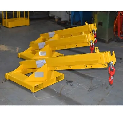 2T Adjustable Hoist Forklift Jib Boom Crane，Forklift Mobile Crane，Fork Extension • $1346.40