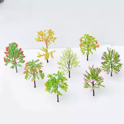 20PC Miniatures Iron Wire Flower Trees HO/OO Scale Multicolor Sand Table Model • $25.99