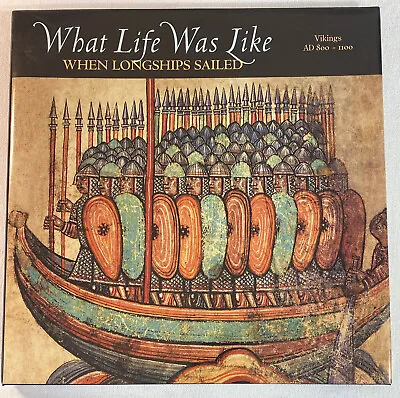 What Life Was Like When Longships Sailed Book HC 1998 Stephen R Fray Vikings • $15.30