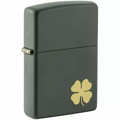 Zippo Metal Constructed Refillable Windproof Four Leaf Clover Design Lighter • $64.95