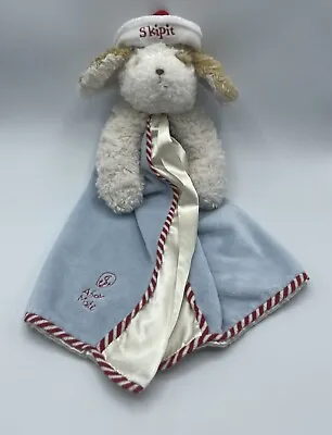 $14.69 • Buy Bunnies By The Bay Skip It Puppy Dog Sailor Hat Lovey Security Blanket Satin