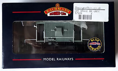 20 Ton Brake Van BR Bauxite Grey - 37-528  -  BACHMANN BRANCHLINE • £23.50