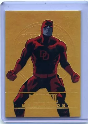 2022 Fleer Ultra Midnight Sons Gold Medallion Daredevil /200 • $1