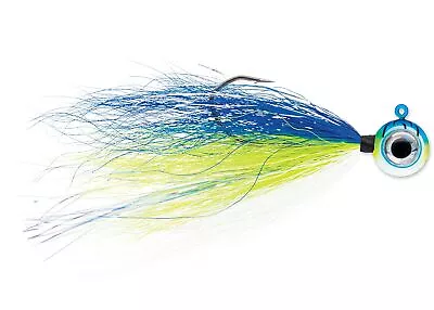 VMC Moon Tail Jig 1/4 Blue Fire UV Multi Size (MTJ14-BFU) • $14.95