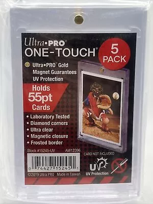 Ultra Pro One-Touch 55pt Point Magnetic Card Holder - 5 PACK • $13.94