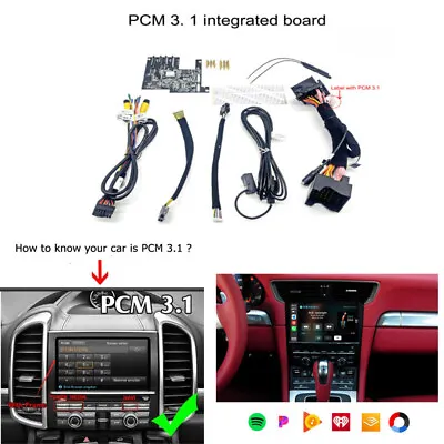 $229.99 • Buy Wireless CarPlay Decoder Box Android Auto Mirror Link For 2010-16 Porsche PCM3.1