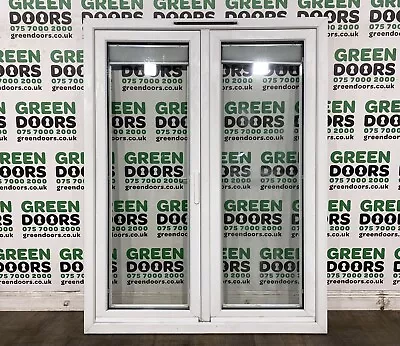 Upvc French Doors Used Pvc Pvcu Door External Exterior White Double Glazed • £581.20