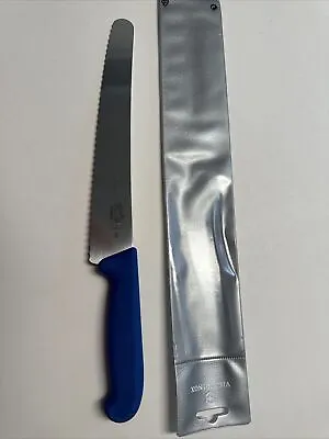 VICTORINOX 5.2932.26 10 1/4 In Blue Serrated Bread Knife NEW Free Shipping! • $26.40
