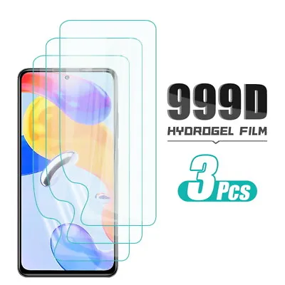 Soft Hydrogel Film Screen Protector For Xiaomi Redmi Note 11 10 9 Mi 11T 13T Pro • $4.72