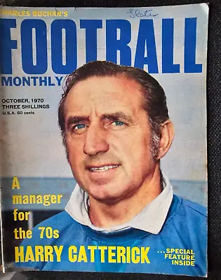 Charles Buchan's Football Monthly   October  1970  VINTAGE • £2