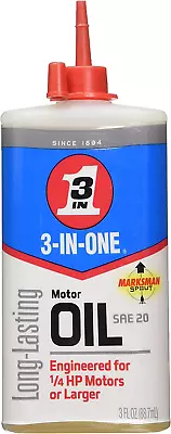 3-IN-ONE Motor Oil 3 OZ 1-Pack • $8.59