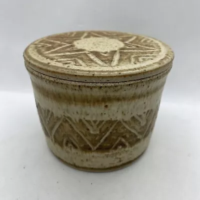 Studio Art Pottery Butter Bell Crock Keeper Artist Signed • $24.99