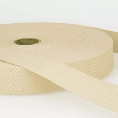 £2.49 • Buy Stephanoise 30mm Cotton Webbing Ivory - Per Metre