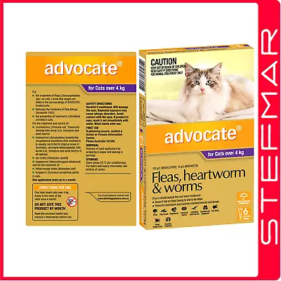 Advocate Cat Over 4Kg Large Purple 6Pack • $108.16