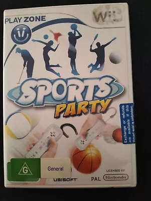 Nintendo Wii Game | Sports Party Including The Manual  • $5.25