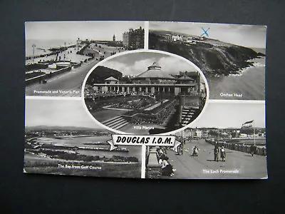 Salmon Multiview Postcard Of Douglas Isle Of Man. • £1.25