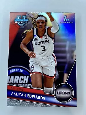 Aaliyah Edwards 2023-24 Bowman University Chrome UCONN • $1.79