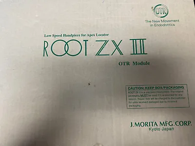 Root Zx II Low Speed Handpiece For Apex Locator Module And Handpiece NIB • $1500