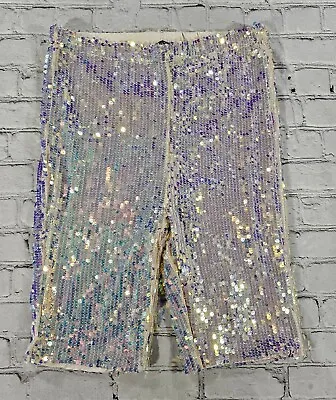Forever 21 Rave Concert Party Sequins Shorts WOMENS SIZE LARGE  • $24.74