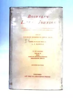 Boswell's Life Of Johnson Vol VI (George B. Hill (ed) - 1964) (ID:10001) • £8.40