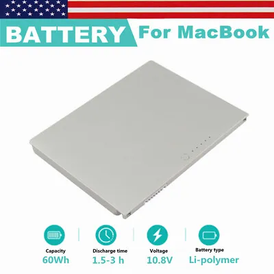 $21.99 • Buy For Apple MacBook Pro 15  Battery A1175 A1260 A1150 A1211 A1226 MA348 5800mah