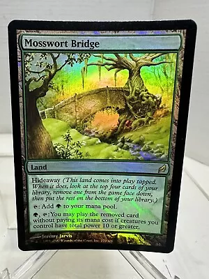 Mosswort Bridge FOIL Lorwyn Land Rare MAGIC MTG CARD • $38.99