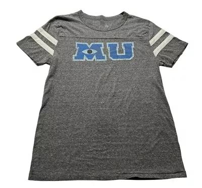 Disney Parks Pixar Monsters University Grey Stripe T-shirt Adult Unisex Medium M • $19.99