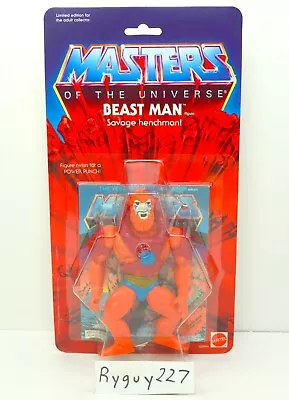 MOTU Commemorative Beast Man MISB Sealed MOC Masters Of The Universe He-Man • $45