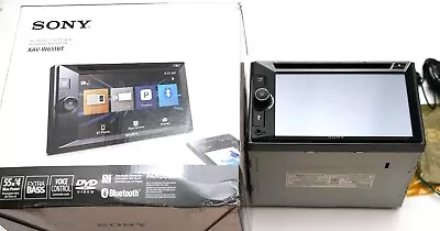 Sony Xav-w651bt 2 Din Dvd Video Car Stereo Receiver Touchscreen Bluetooth • $242.08