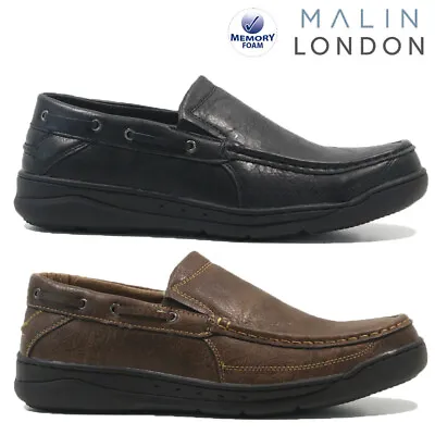 Mens Wide Fit Slip On Walking Shoes Driving Loafers Moccasin Comfort Casual Size • £16.95