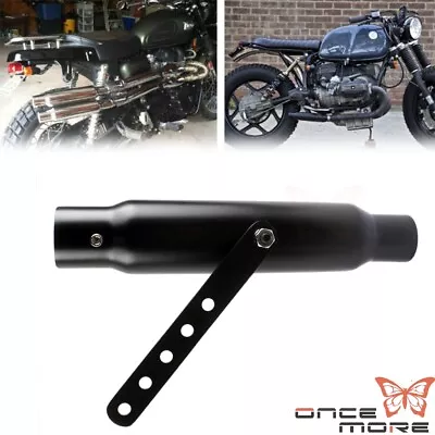 12'' Universal Motorcycle Slip On Shorty Exhaust Muffler Silencer Pipe Universal • $75.25
