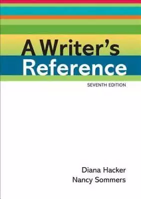 A Writers Reference - Plastic Comb By Hacker Diana - GOOD • $3.73