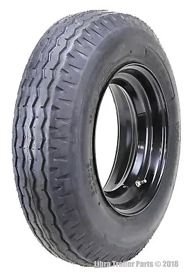 ZEEMAX Highway Trailer Tire Wheel Assembly 8-14.5 8x14.5 14-Ply LRG W/6x14.5 Rim • $128.99