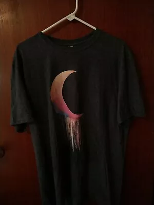 Cosmic Clothing Rainbow Moon Grey T-shirt • $10