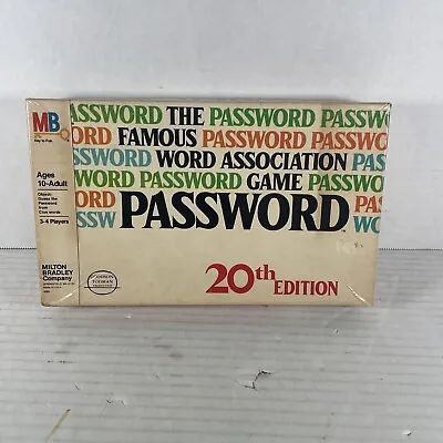 Vintage 1978 Password 20th Edition MB GAMES FREE SHIPPING USED COMPLETE 4 • $20