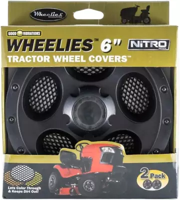 Wheelies Nitro Series - Riding Lawn Mower Tractor Wheel Covers - Snap Fit To • $24.99