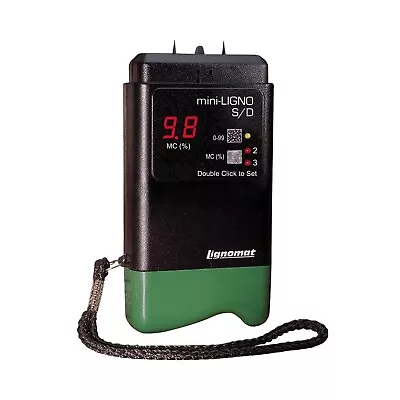 Lignomat Moisture Meter Mini-Ligno S/D Black • $137.78