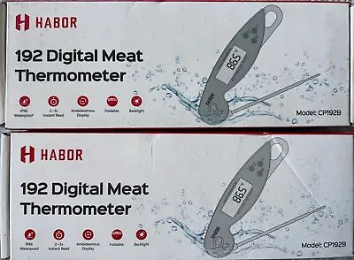 HABOR 192 DIGITAL MEAT THERMOMETER (lot Of 2) • $15.10