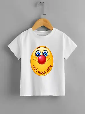 Red Nose Day Kids T-shirt Funny Comic Relief 2023 Smile Funny Top • $9.95