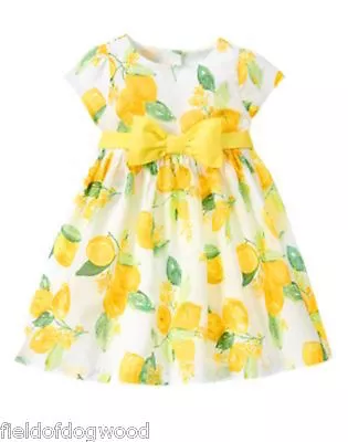 NWT Gymboree Egg Hunt Lemon Dress 2T Easter Holiday Wedding • $17.99