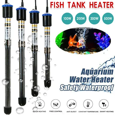 $18.99 • Buy 100W-500W SUNSUN Aquarium Submersible Heater Fish Tank Auto Water Thermostat  AU
