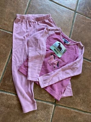 £7.99 • Buy Girls Pink Dublin Cuddly Ponies Pjs Pyjamas Cotton Age 4/5  NWT