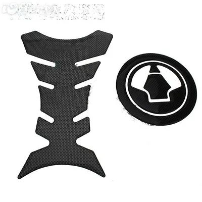 Gas Cap Tank Pad Fits KAWASAKI Z1000 Z750 ZX6R ZX10R ZX14 GTR ER6n Ninja Carbon • $13.37